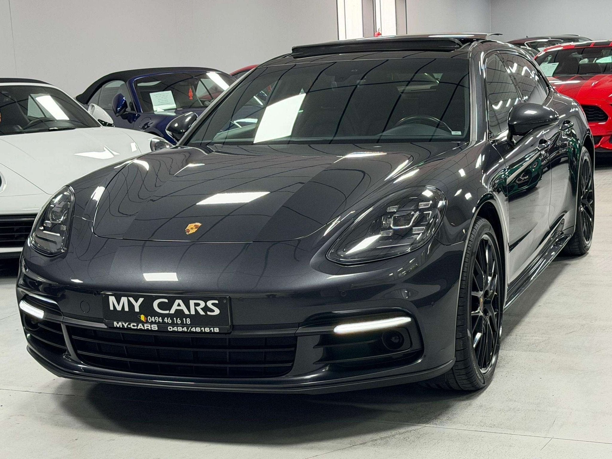 Porsche Panamera 4 Sport Turismo 3.0 V6 Turbo PDK - TOIT PAN, Cuir, Argent ou Gris, Achat, Entreprise
