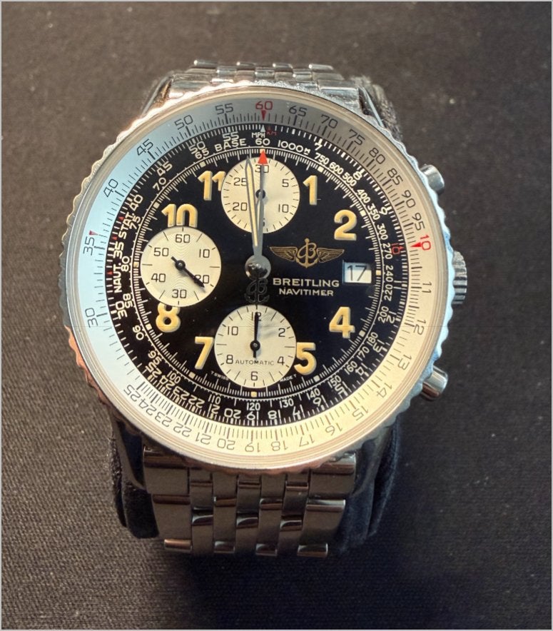 Breitling - Old Navitimer - A13022 - Kit complet, Bijoux, Sacs & Beauté, Montre-bracelet, Breitling, Acier, Enlèvement