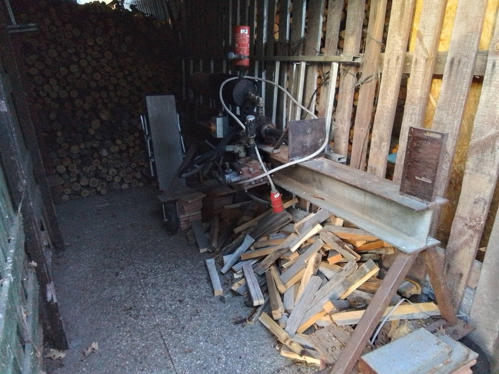 kliefmachine, Ophalen