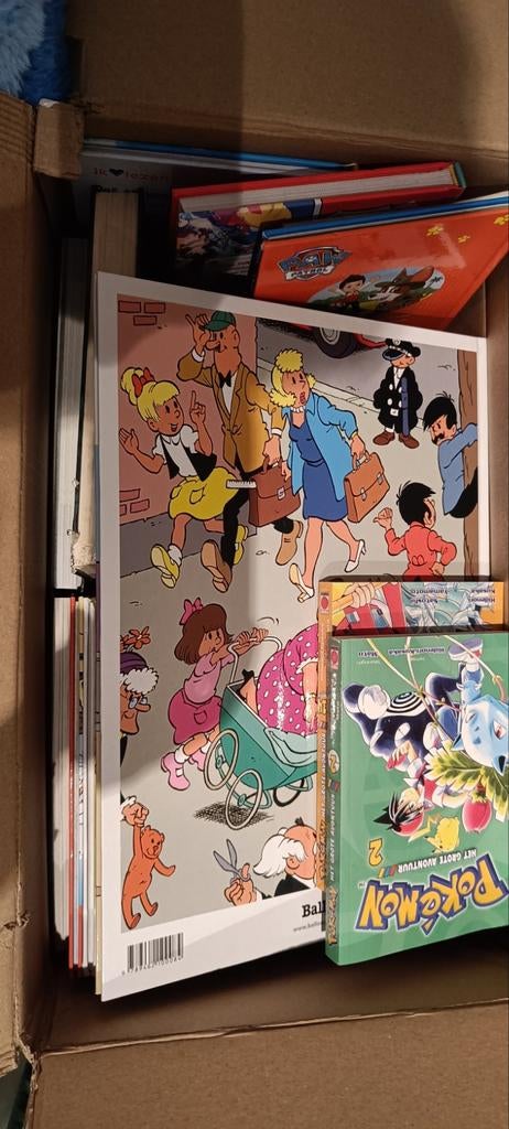 Doos met boekjes en strips, Boeken, Ophalen