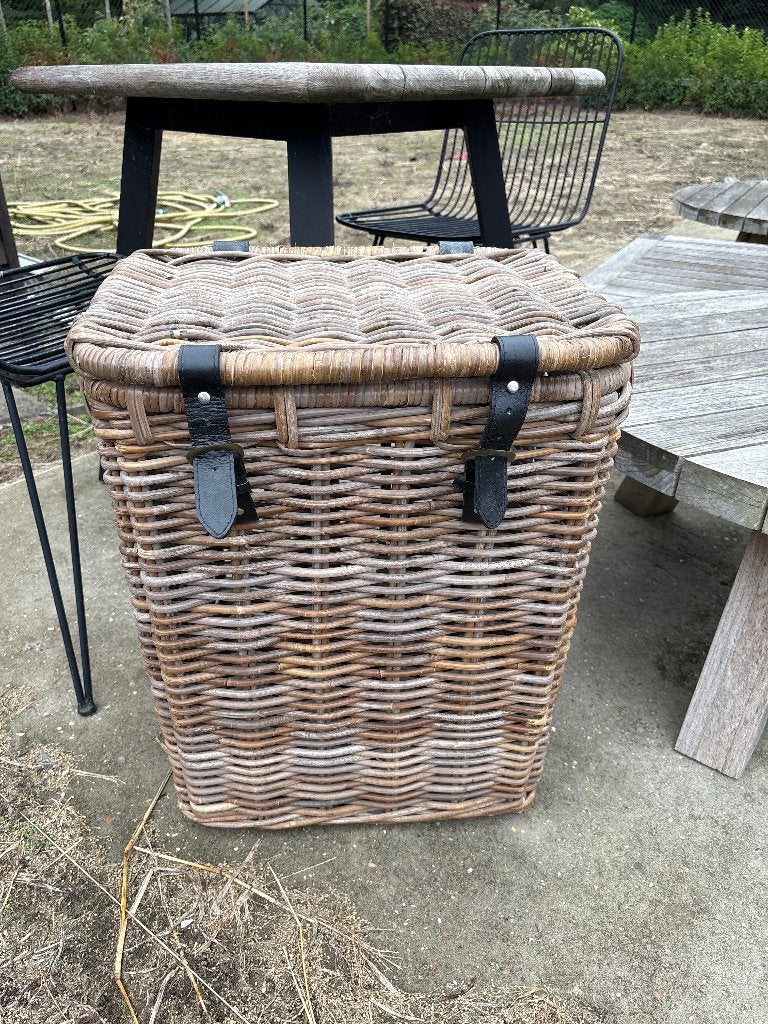 Mand, Osier, Enlèvement, Rectangulaire, Panier