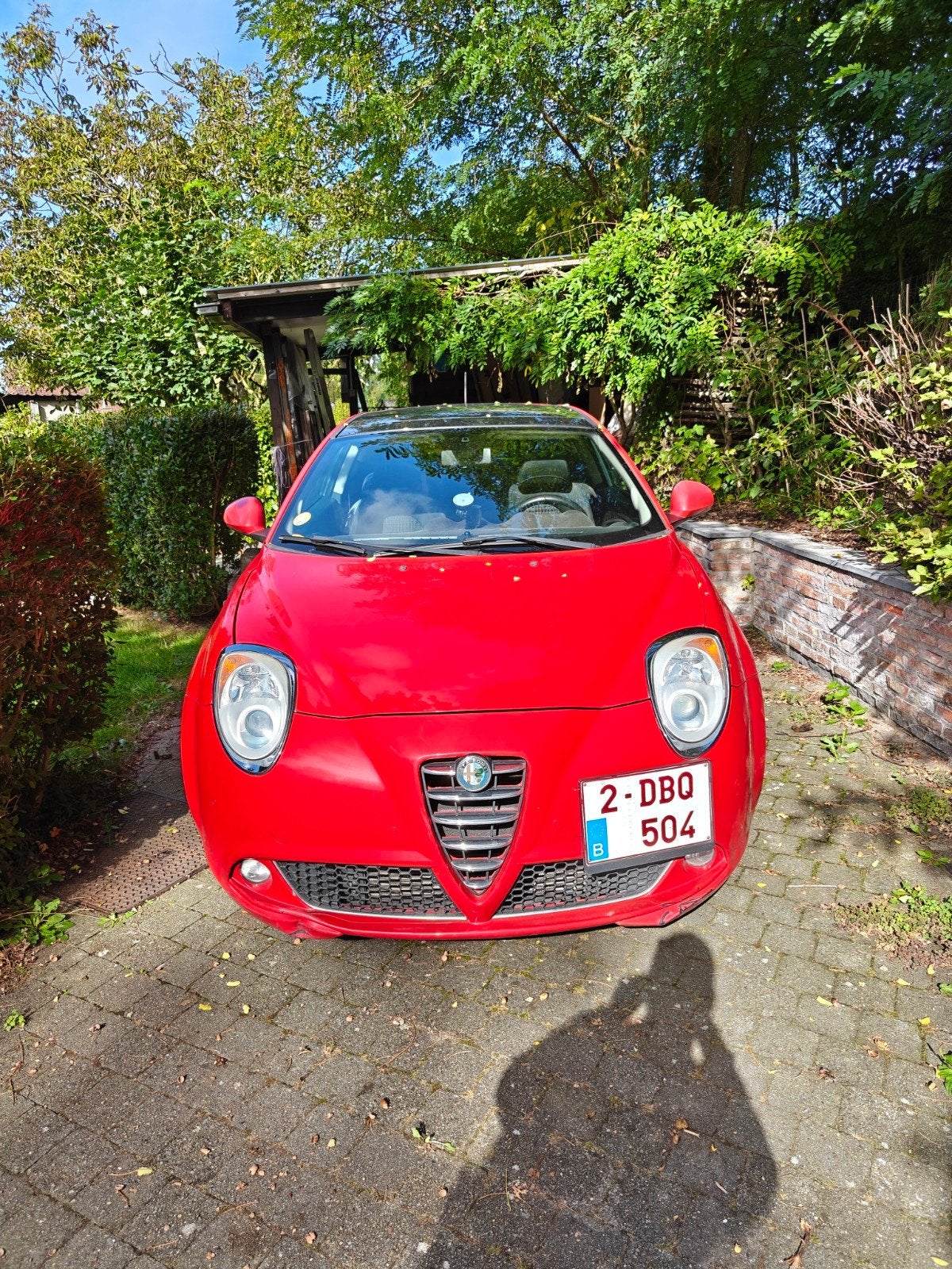 Alfa Romeo Mito 1.4 Turbo Turismo auto Benzine, Autos, Rouge, Euro 5, Achat, Noir