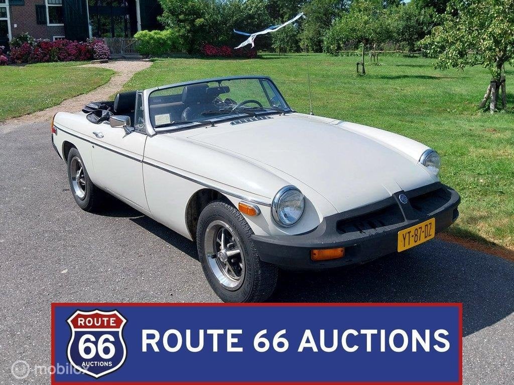 MG MGB Cabriolet | 1979 | Route 66 Auctions, Autos, Oldtimers & Ancêtres, Achat, Entreprise, Boîte manuelle, Autre carrosserie