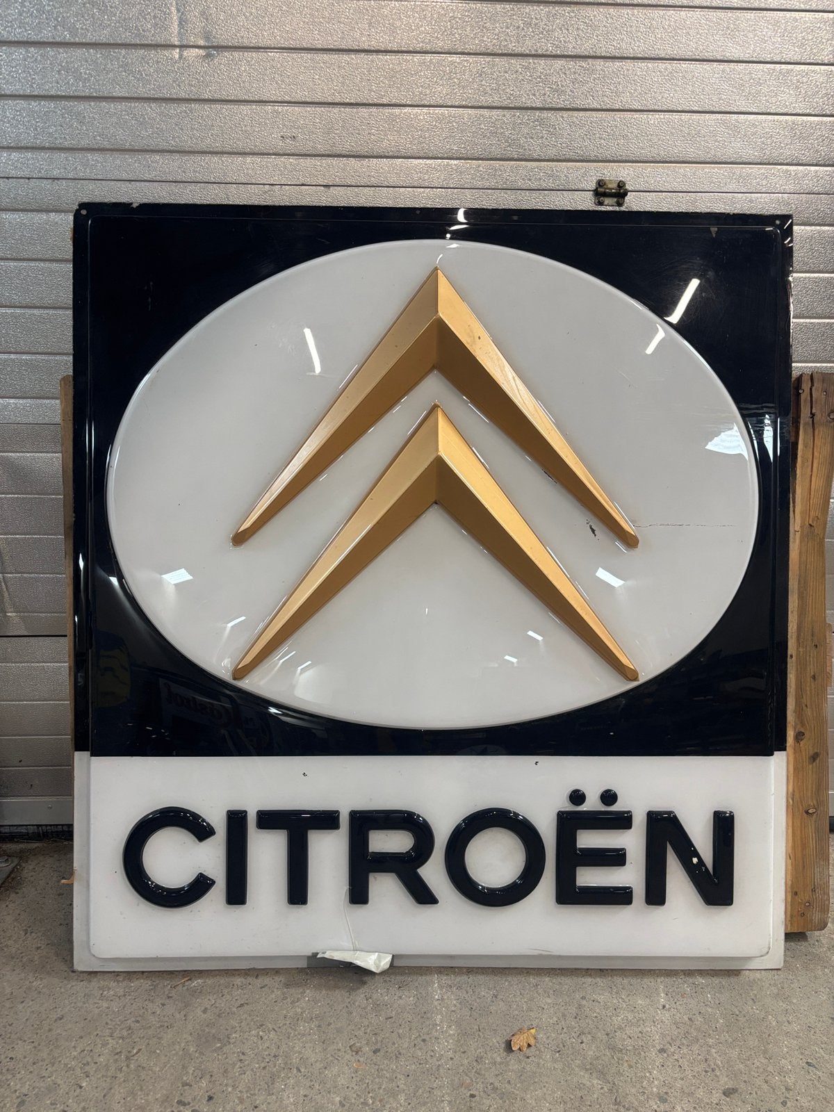 Citroen lichtbak lichtreclame plaat XXL Jaren 1960-1970, Ophalen, Zo goed als nieuw