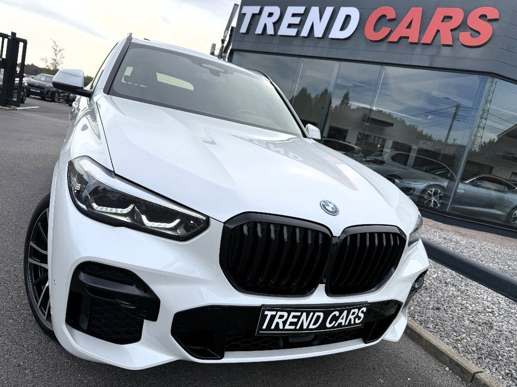 BMW X5 xDrive45e FAIBLE TAX M SPORT PANO SUSP.PNEUMATIQUE, Auto's, Automaat, Dealer onderhouden, Verwarmde buitenspiegels, Wit