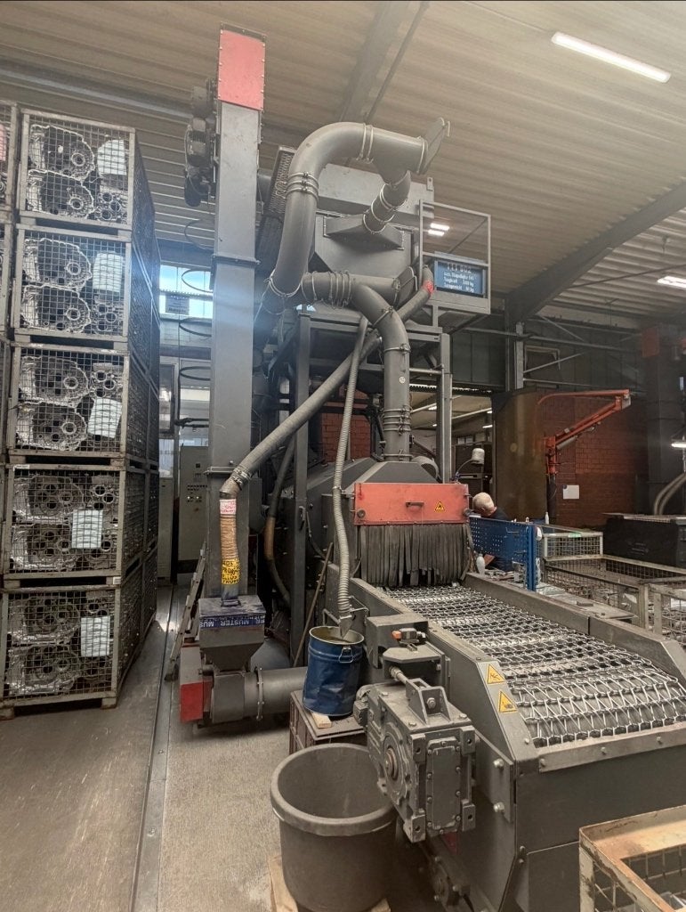 Rösler doorvoer Werpstraler, straalmachine, Doe-het-zelf en Bouw, Reinigingsmachines, Ophalen, Gebruikt, Overige typen
