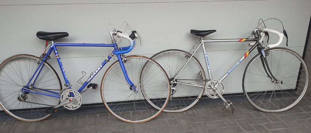 Racefiets + cyclocross maat 52 en 49 Mavic Campagnolo, 49 à 53 cm, Acier, Enlèvement, Utilisé