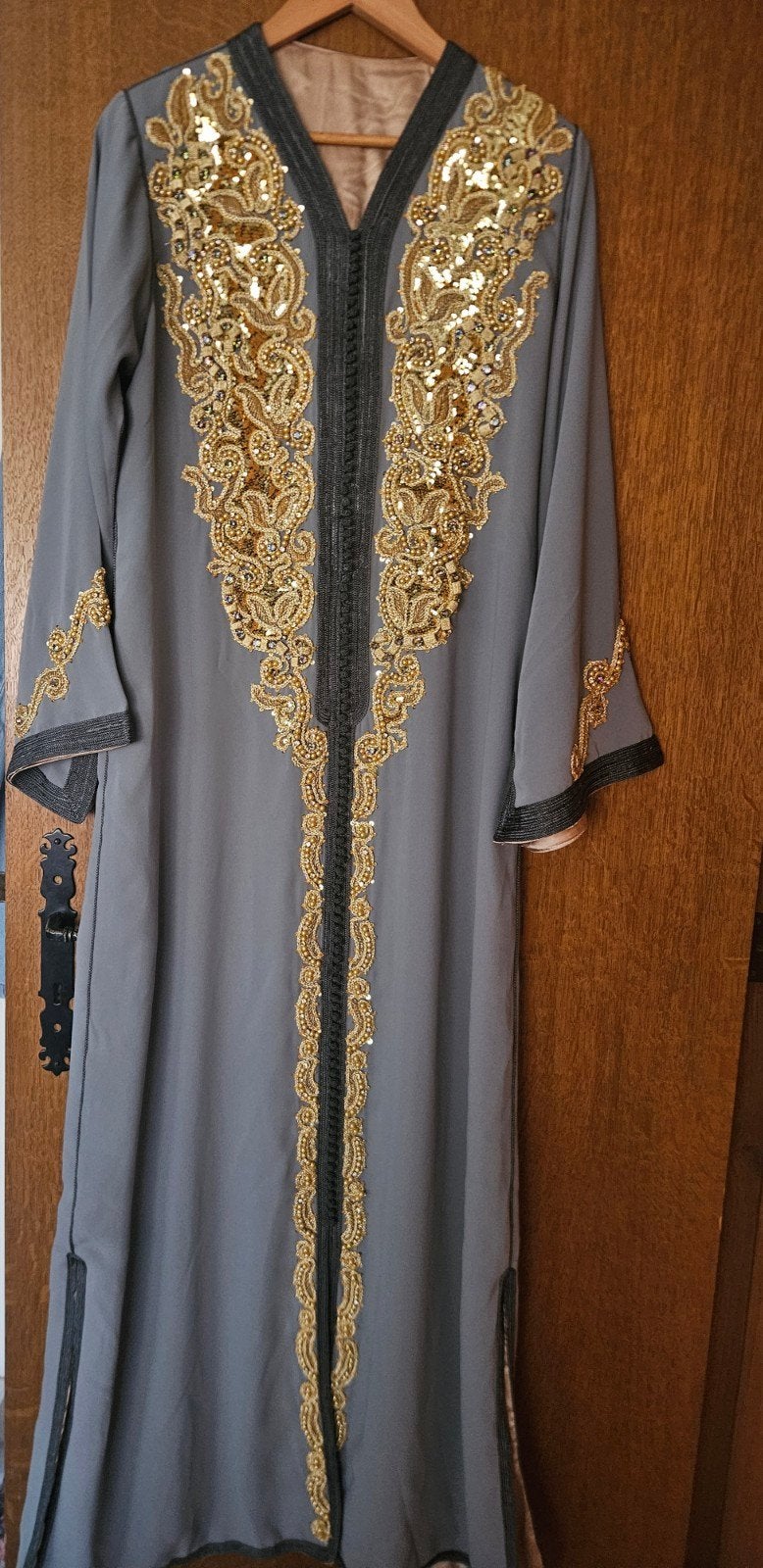 kaftan Saliegroen, Kleding | Dames, Gelegenheidskleding, Ophalen, Overige kleuren