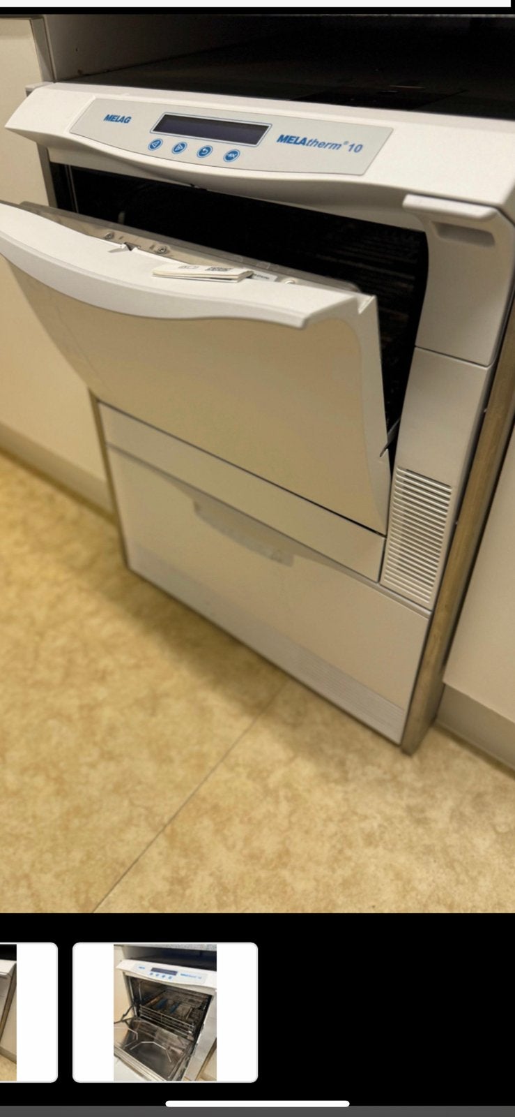 Melag Melatherm 10 wasmachine/desinfectiemachine, Doe-het-zelf en Bouw, Reinigingsmachines, Ophalen, Zo goed als nieuw