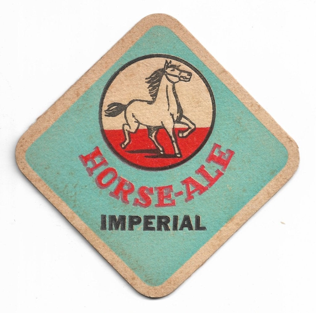 sous-bock Horse-Ale, Ophalen of Verzenden, Zo goed als nieuw, Viltje(s)