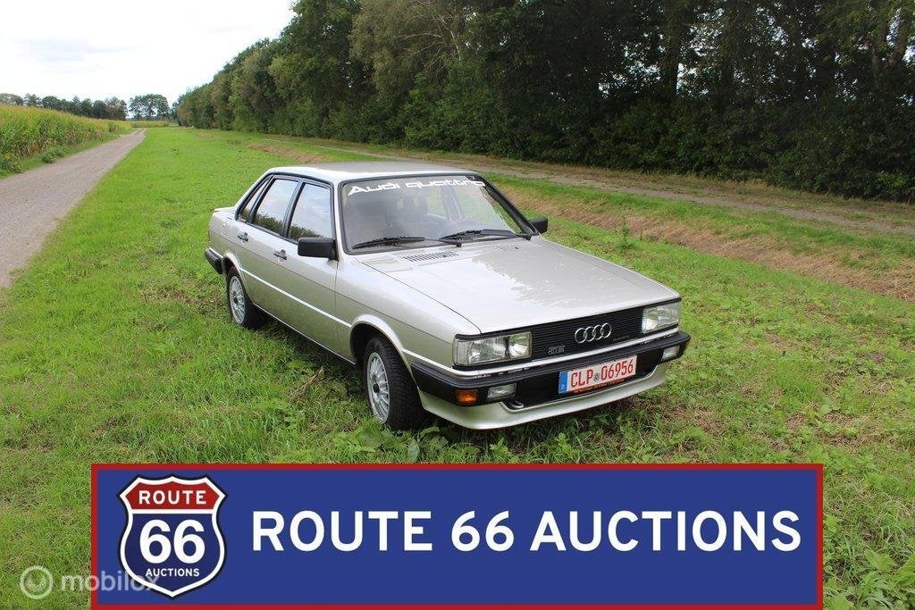 Audi 80 quattro | 1983 | Route 66 Auctions, Autos, Achat, Entreprise, Boîte manuelle, Autre carrosserie