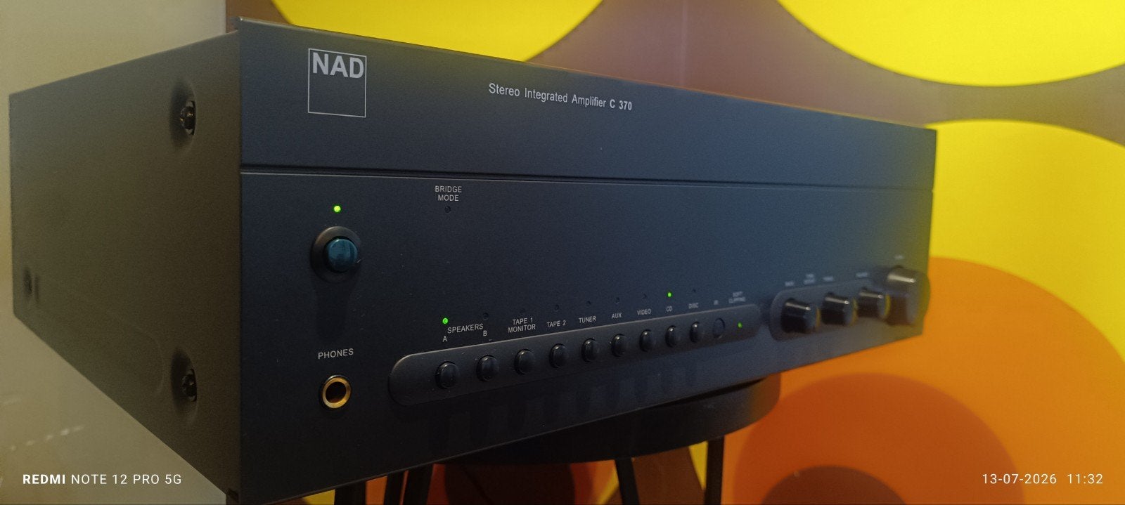 NAD C-370 klasse A versterker, TV, Hi-fi & Vidéo, Amplificateurs & Ampli-syntoniseurs, Enlèvement ou Envoi, Denon
