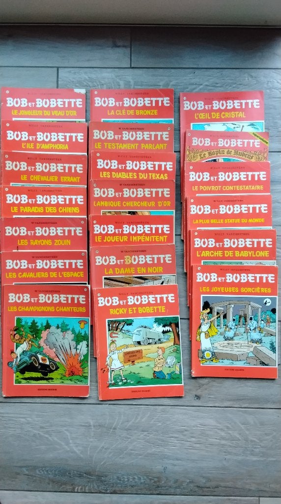 Bandes dessinées anciennes Bob et Bobette, Plusieurs BD, Enlèvement ou Envoi, Willy Vandersteen, Utilisé