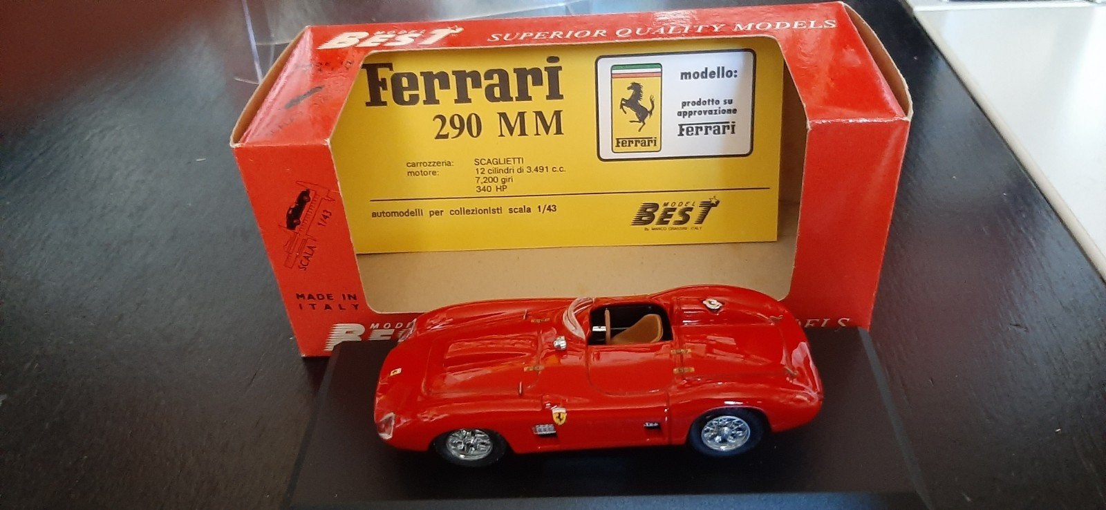 Ferrari 290 MM  Prova  Best 9063, Ophalen of Verzenden, Nieuw