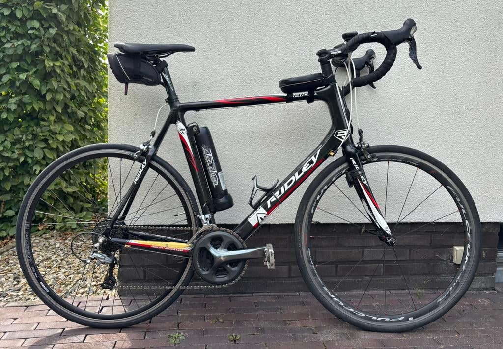 Ridley Orion Carbon elektrische koersfiets - maat 58, 28 inch, Gebruikt, Carbon, Heren