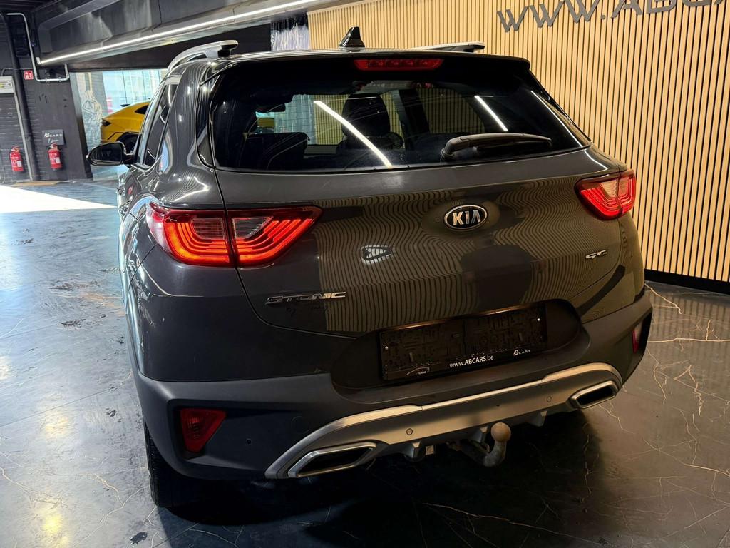 Kia Stonic 1.0 T GT Line * GARANTIE 12 MOIS * 1er prop, Autos, Kia, Argent ou Gris, 998 cm³, Entreprise, Noir