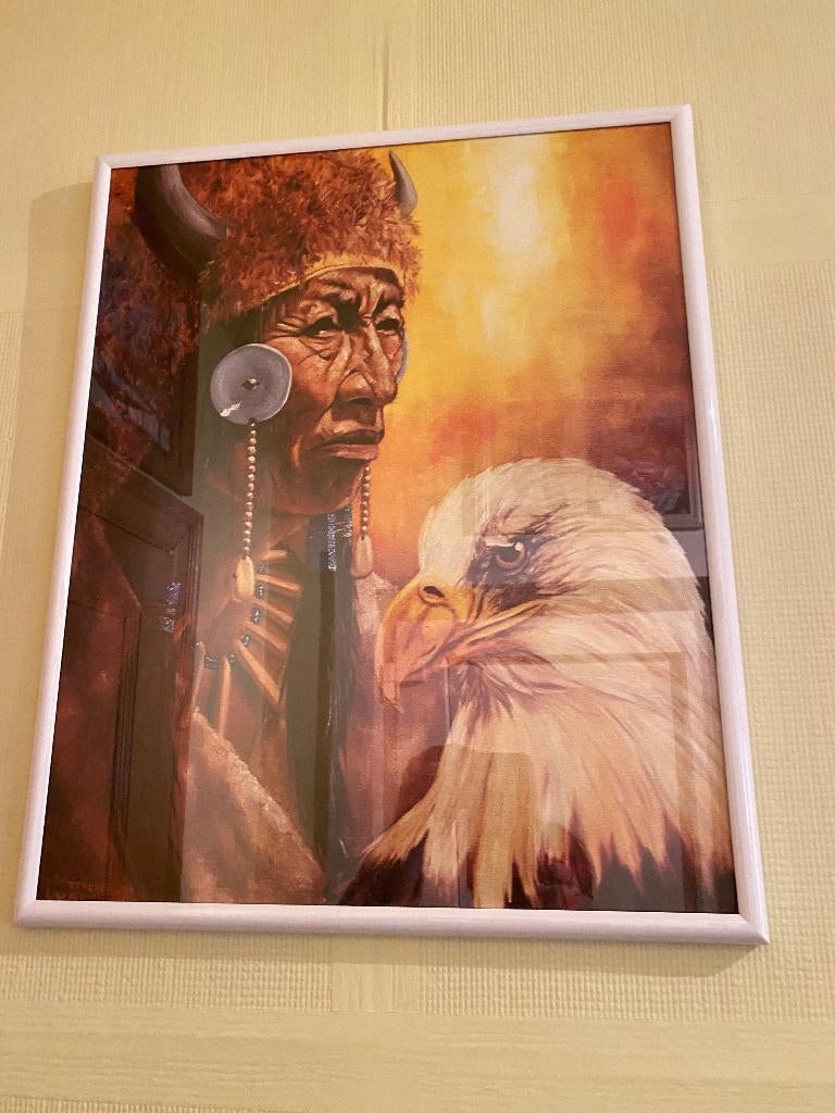 KADERS MET INDIANEN, Antiek en Kunst, Ophalen