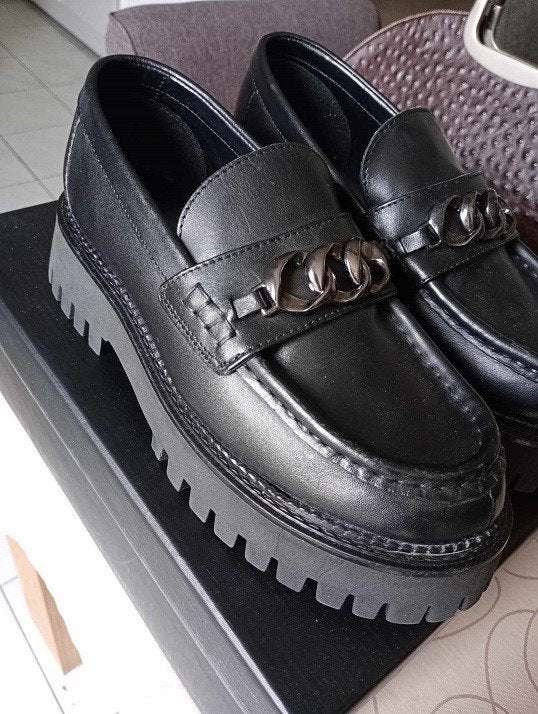 KEYS Lederen damesschoenen maat 39 – topstaat €25, Schoenen met lage hakken, Zwart, Nieuw, *** KEYS ***