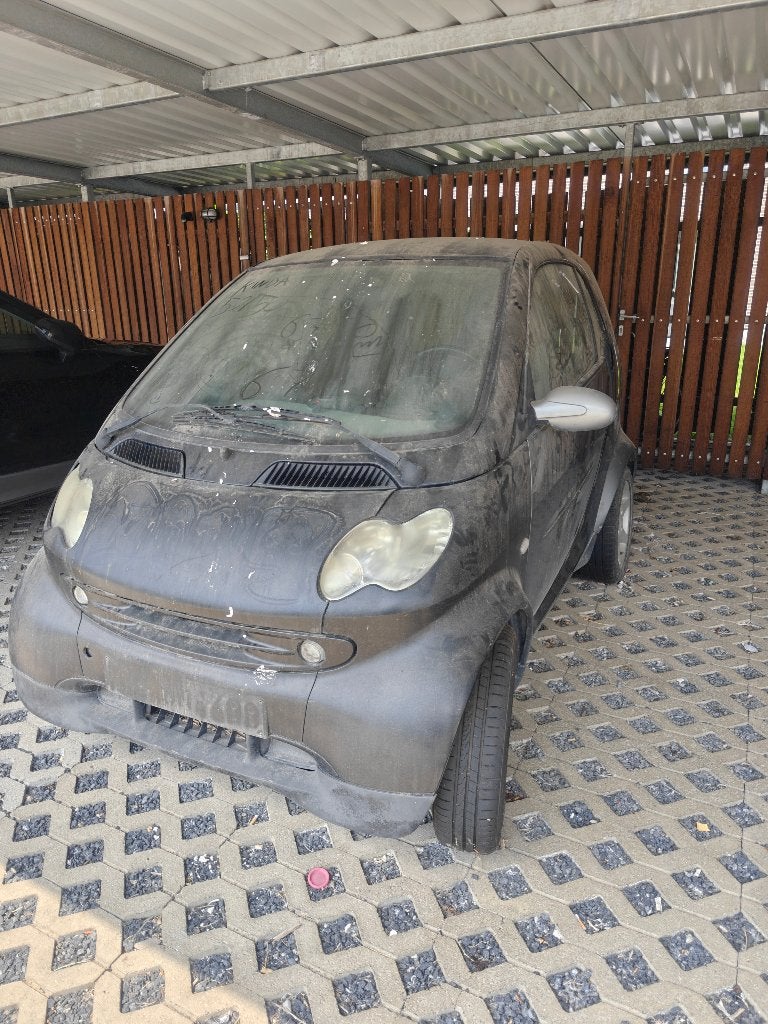 Smart Fortwo, Auto's, Smart, Automaat, Stof, Zwart, Grijs