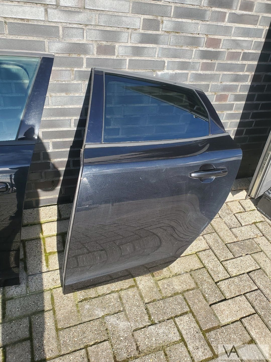 Volvo V40 2012-2019 deur portier links achter zwart 452 €100, Arrière, -, Porte, -