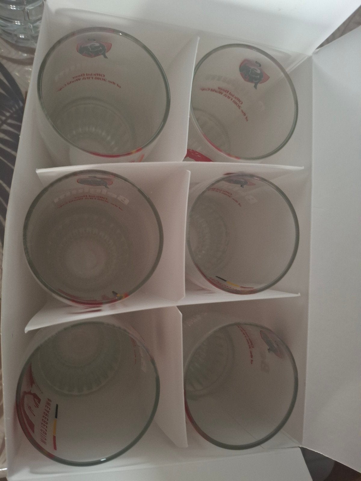 6 verres jupiler Diable Rouge, Collections, Enlèvement ou Envoi, Neuf