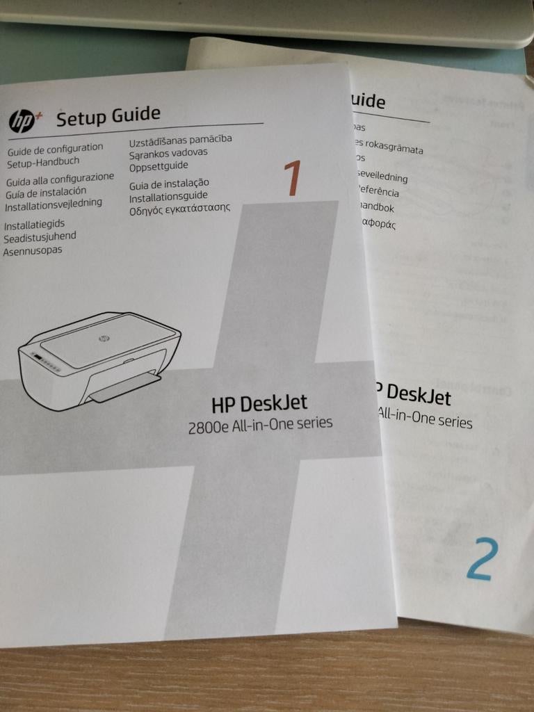 Printer HP deskjet 2810e .Geleverd met handleiding, Ophalen