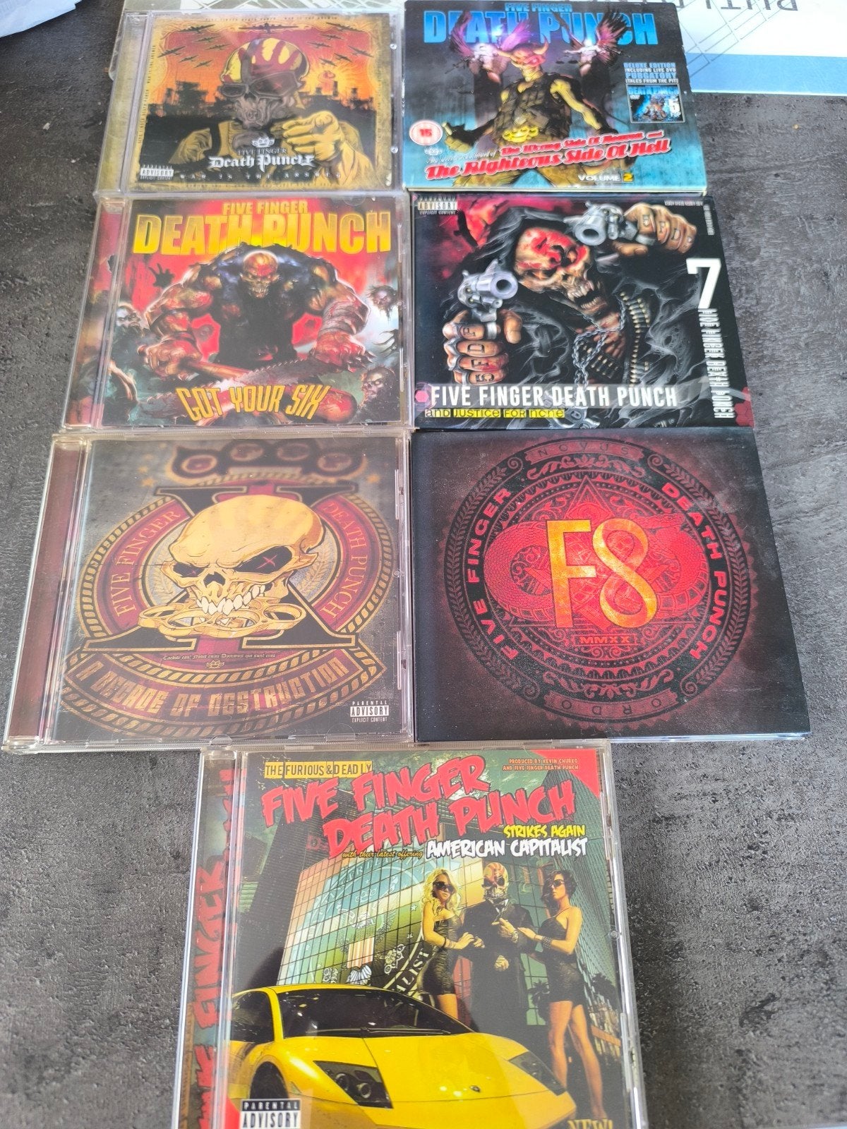 CD Five Fingers Death punch, Enlèvement ou Envoi, Utilisé, Metal, Compilation