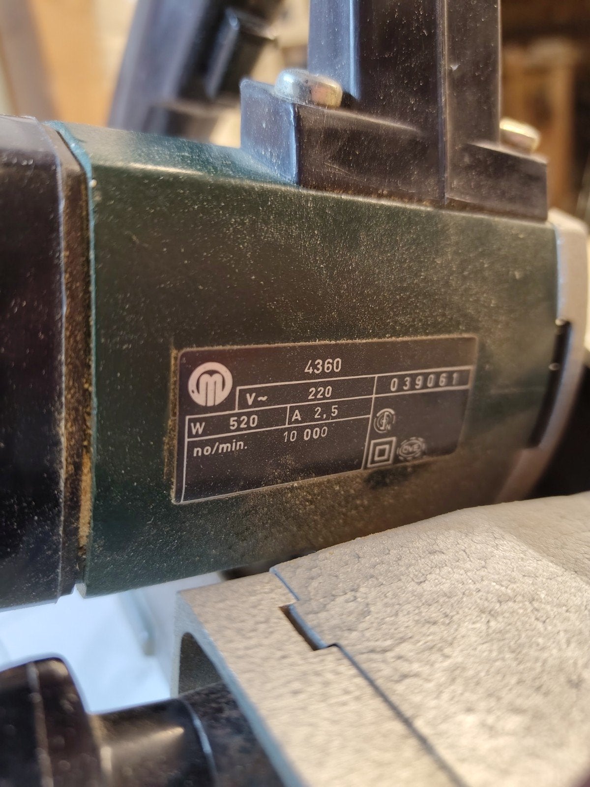 Vintage schaaf metabo 4360, Bricolage & Construction, Raboteuses, Enlèvement