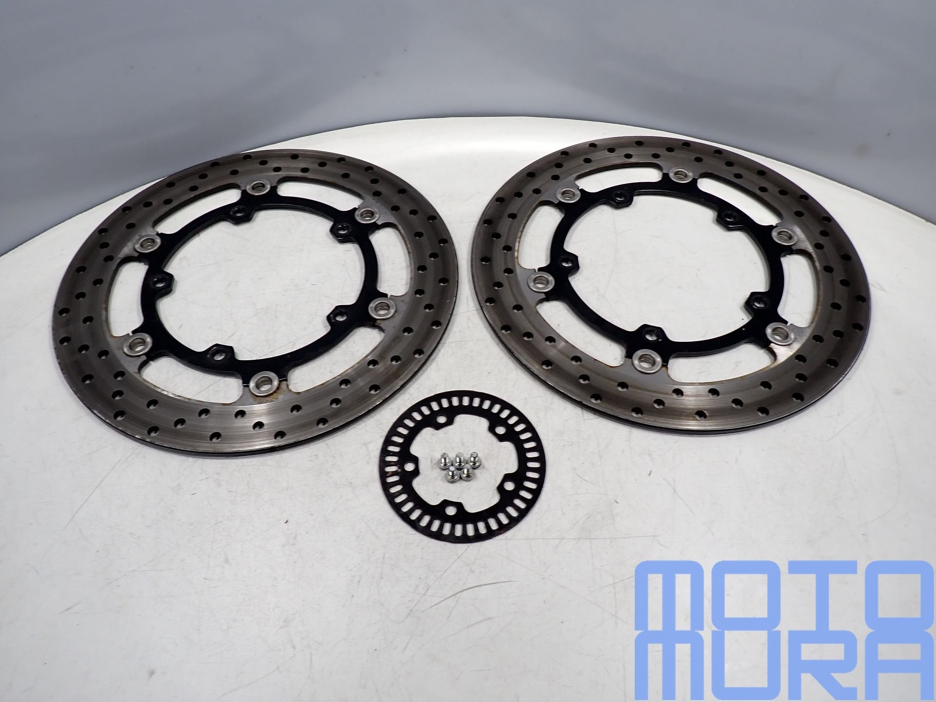 Yamaha MT09 2021 - 2023 : jeu de disques de frein avant, dis, -, Utilisé, -, -