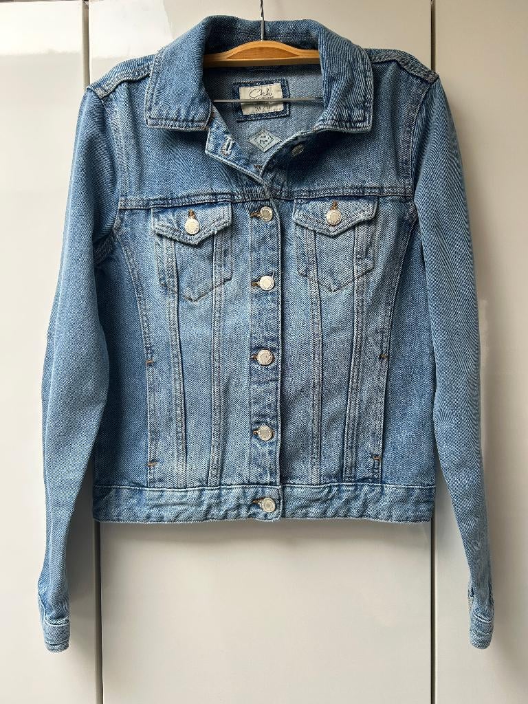 Blauwe spijkerjas van Clockhouse - maat 34, Kleding | Dames, Blauw, Ophalen of Verzenden, Zo goed als nieuw, Clockhouse