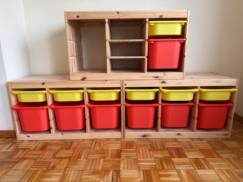 Ikea trofast kastjes, Verzamelen, Poppenhuizen en Toebehoren, Ophalen, Zo goed als nieuw