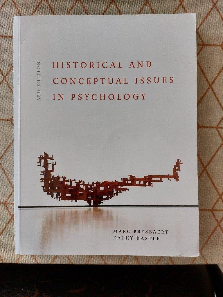 Historical and Conceptual Issues in Psychology (3rd ed)., Boeken, Gelezen, M. Brysbaert, K. Rastle, Ophalen of Verzenden, Overige onderwerpen