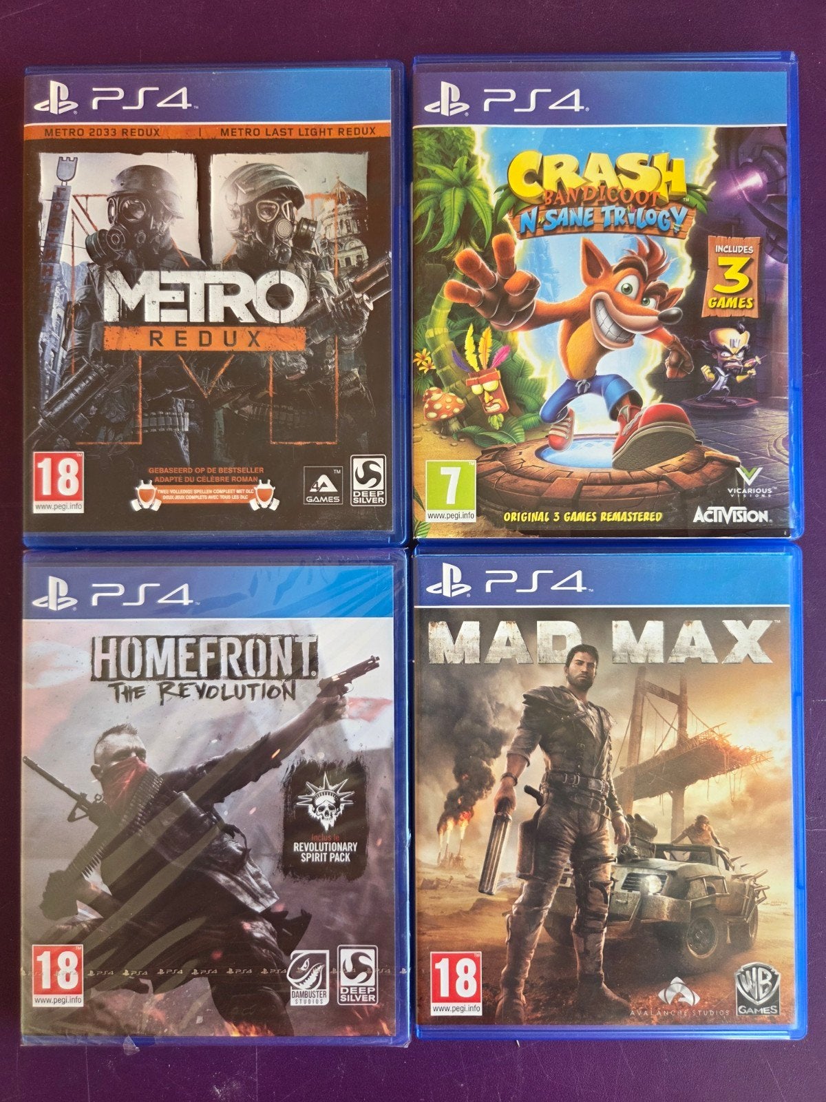lot de 4 jeux ps4, Ophalen, Zo goed als nieuw