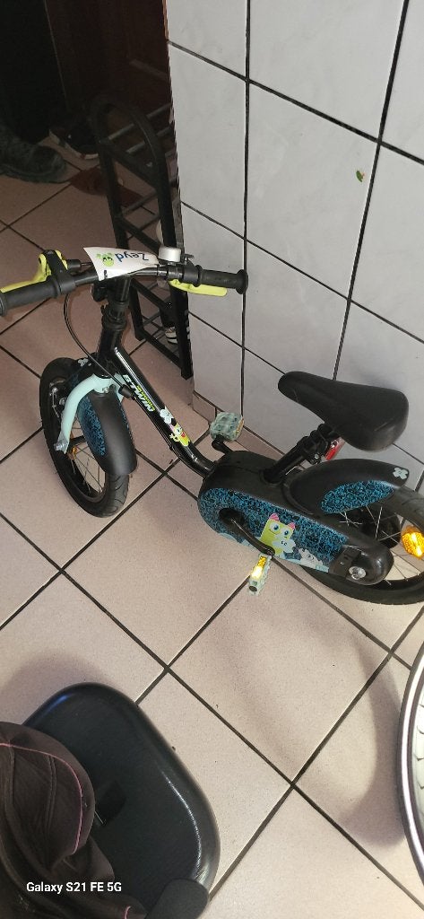 Jongensfiets 3 tot 6j, Fietsen en Brommers, Ophalen, Gebruikt, B-Twin, Handrem