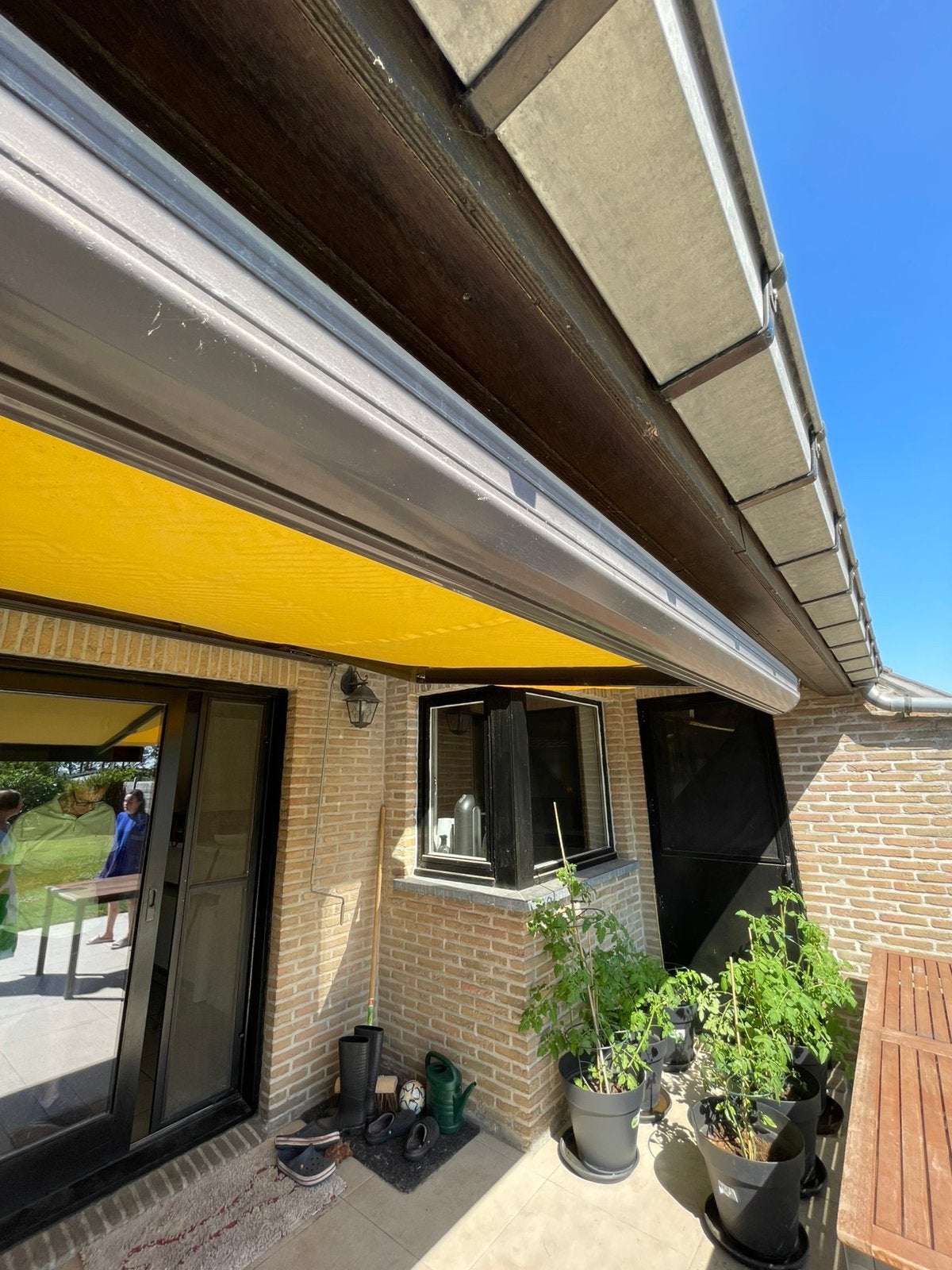 Zonnewering (3m x 2,5m) prijs bespreekbaar, Tuin en Terras, Zonneschermen, Ophalen, Gebruikt