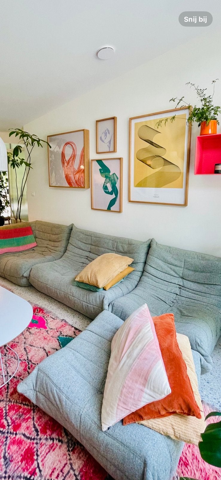 Togo Ligne Roset, Huis en Inrichting, Ophalen, 250 tot 300 cm, Gebruikt, Hoekbank