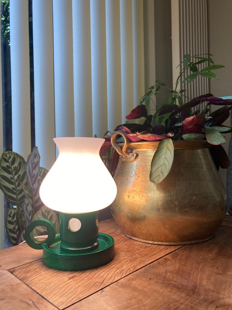 Klein retro lampje, Ophalen, Zo goed als nieuw, Minder dan 50 cm, Retro