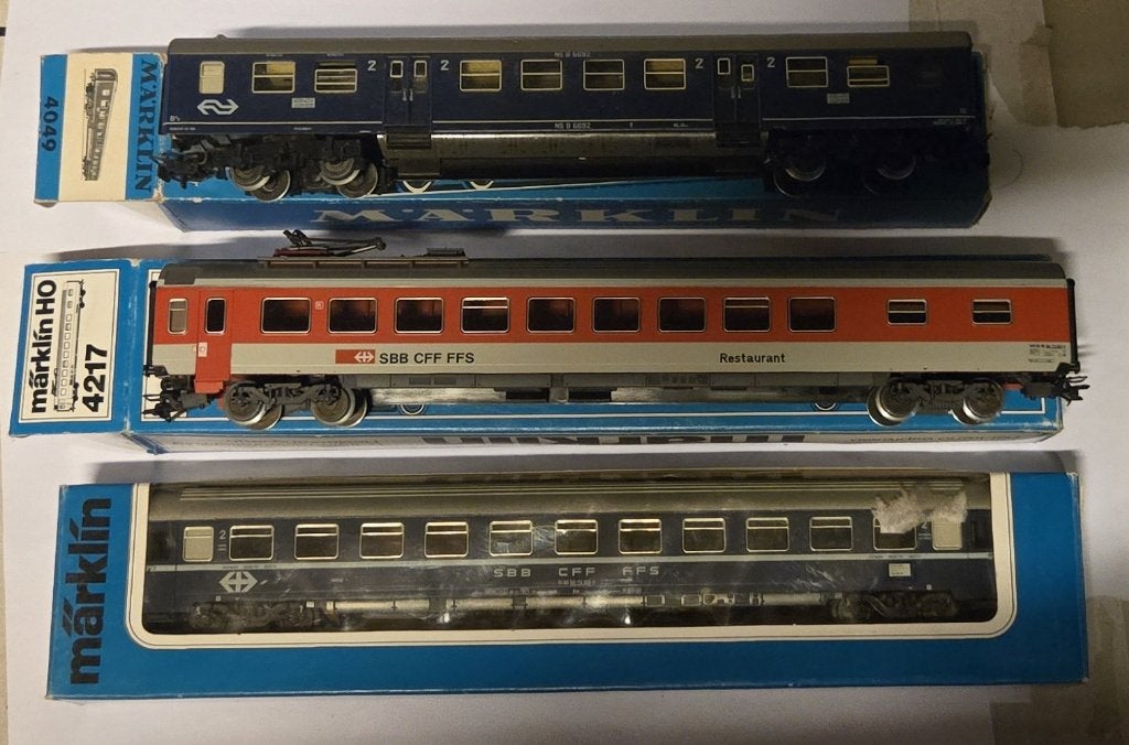 Märklin H0 Voitures de Grandes Lignes Internationales, Enlèvement ou Envoi, Comme neuf, NS, Set de Trains
