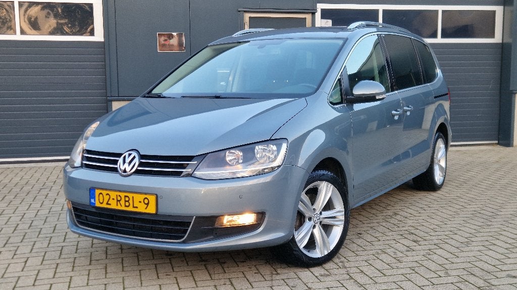 Volkswagen Sharan, 1.4 TSI Highline 7p. DSG TREKH NW KETTING, Auto's, Euro 5, Stof, 4 cilinders, Parkeerassistent