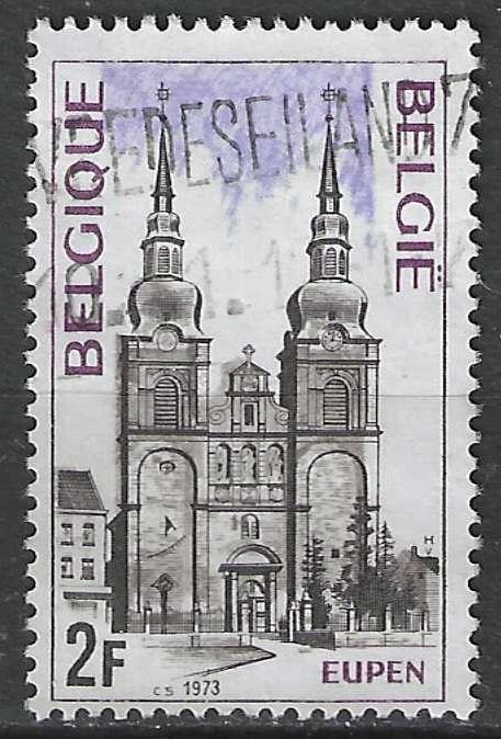 Belgique 1973 - Yvert 1678 /OBP 1685 - Tourisme - Eupen (ST), Envoi, Affranchi, Oblitéré