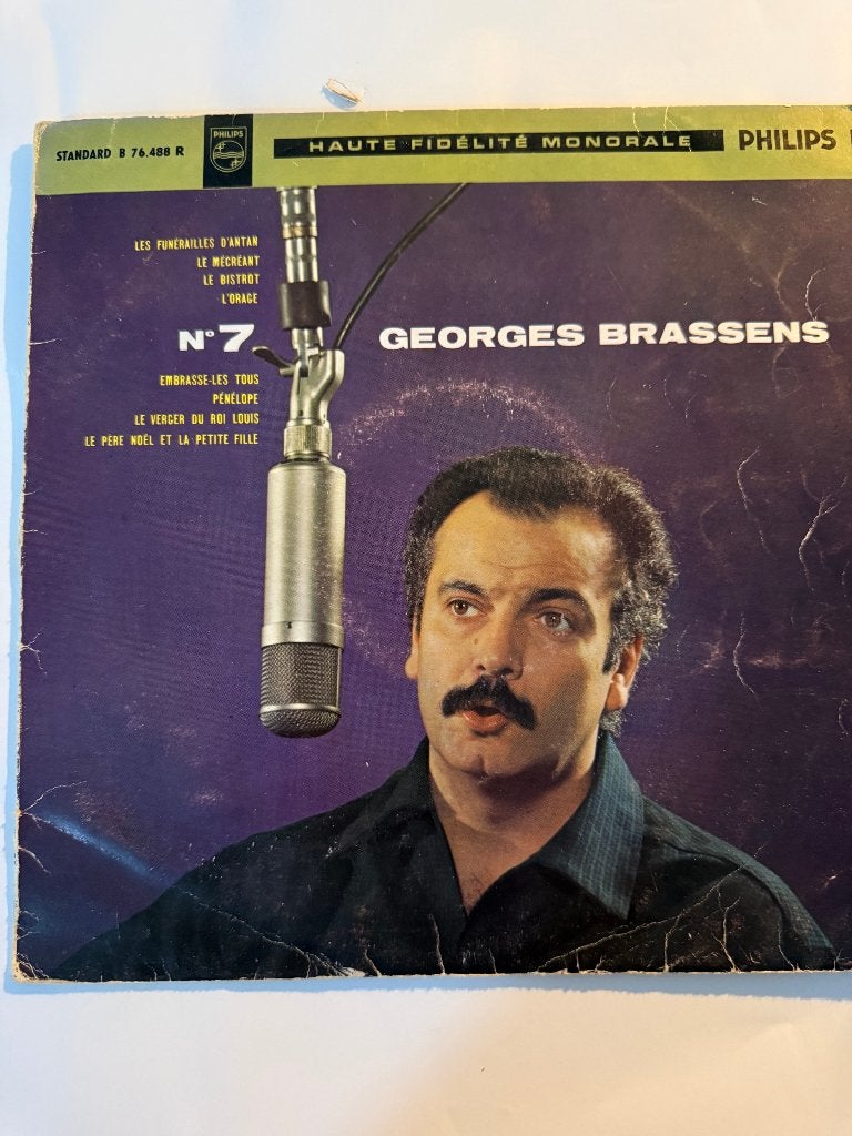 Georges Brassens 25 cm nr. 7 Biem Philips 76.488, Verzenden, 1980 - 1989