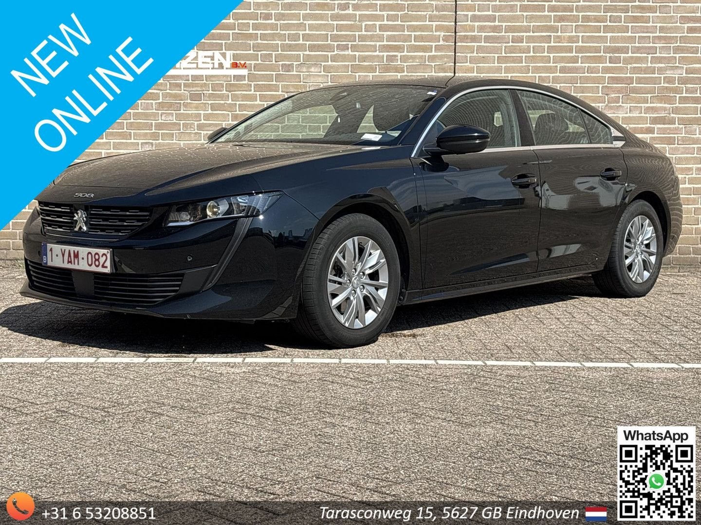 Peugeot 508 1.5 BlueHDI Blue Lease Active | € 8.200,- NETTO!, Auto's, Peugeot, Zwart, Parkeersensor, Te koop, Overige kleuren