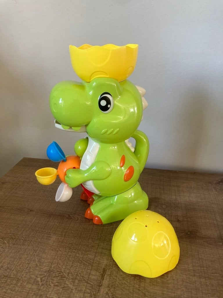 Badspeelgoed dino, Enlèvement, Éléments rotatifs