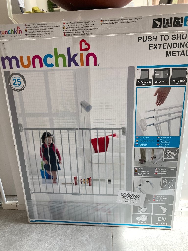 Traphekje Munchkin wit, Neuf, 100 à 115 cm, Enlèvement, Métal ou Fer