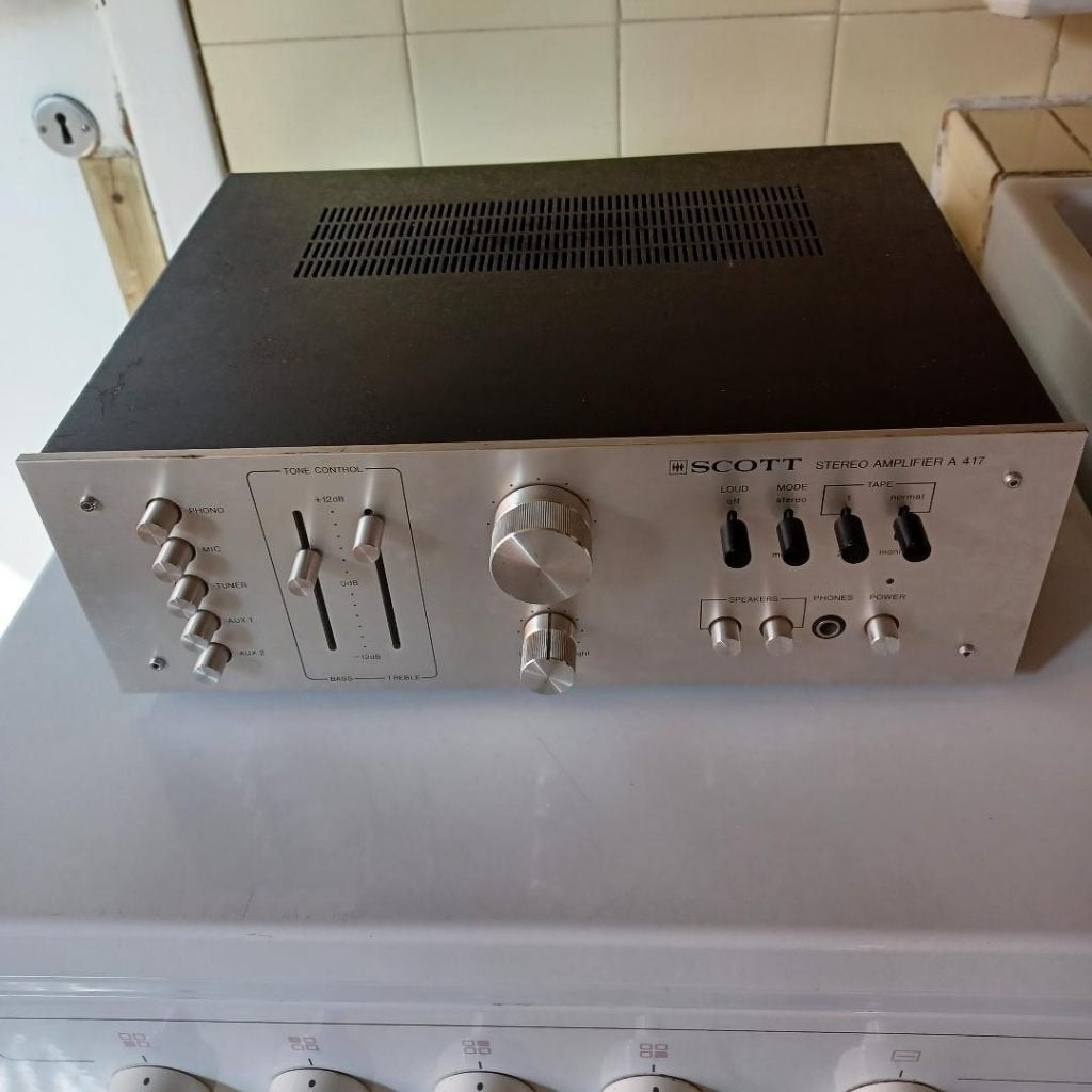 Scott stereo amplifier A 417, Audio, Tv en Foto, Ophalen, Gebruikt, Stereo, Overige merken