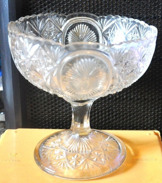coupe présentoir a friandises en verre moulé, Enlèvement ou Envoi