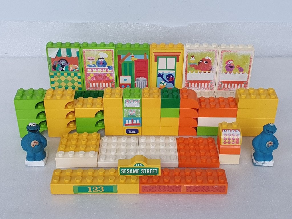 Tyco - Super Blocks: Sesamstraat, Ophalen of Verzenden, Gebruikt