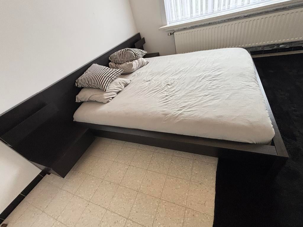 Bed + lattenbodem, Huis en Inrichting, Ophalen, Zo goed als nieuw