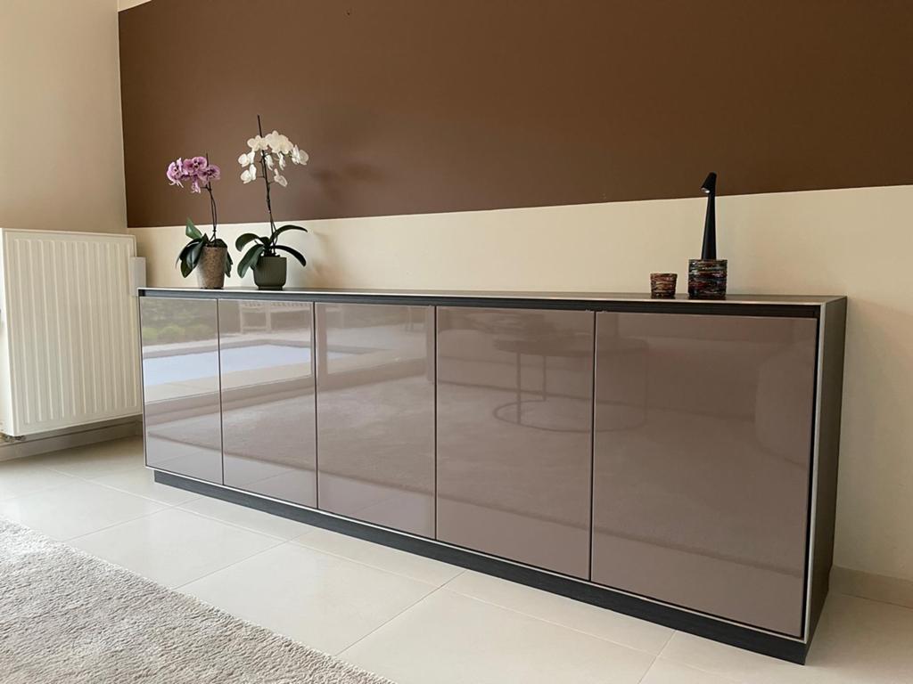 Prachtige design dressoir en buffetkast +tafel, Huis en Inrichting, Kasten | Dressoirs, Ophalen, Zo goed als nieuw