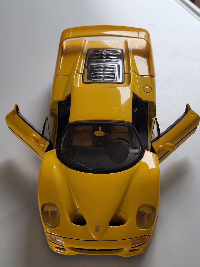 Ferrari F50 modèle réduit 1/18 jaune, Enlèvement ou Envoi, Neuf, Voiture, Maisto